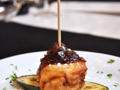 Delicias de morcilla con manzana
