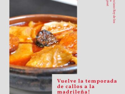 Vuelve la temporada de Callos a la madrileña